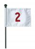 Marqueurs de Putting Green drapeaux Nylon Standard Golf